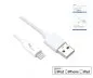 Preview: USB A to Lightning cable, white, DINIC box with Euro hole, 0.5m